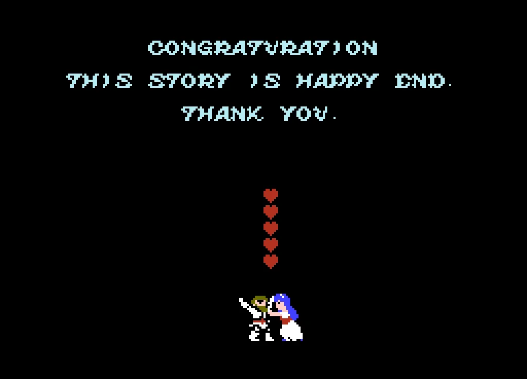 Ghosts 'n Goblins' iconic ending. Gameloc has come a long way since this...